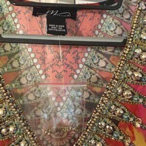 Midnight Velvet Beaded Top